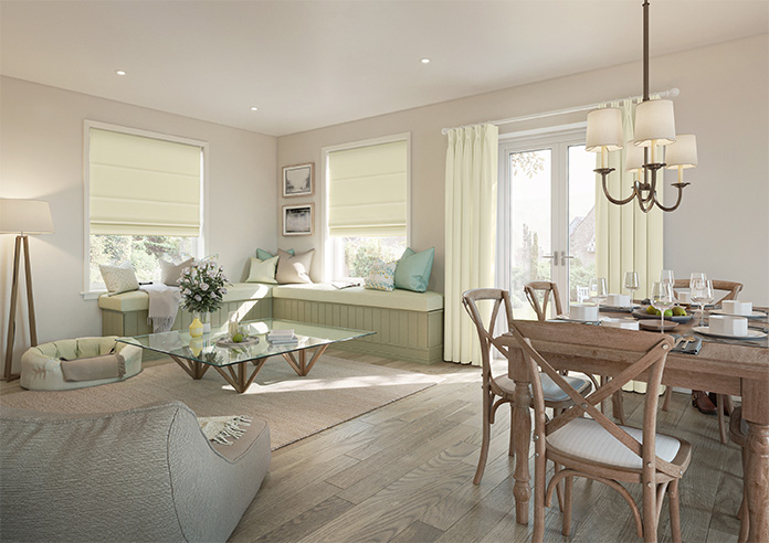 Vienna, Cream - Twist&Fit Roman Blind - Image 6